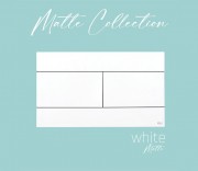 Кнопка смыва OLI Slim белый матовый