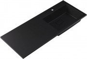 Умывальник Roxen Faber 120R black 120x48 правый, черный