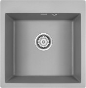 Мойка кухонная Paulmark Praktisch PM105152-GRM серый металлик