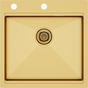 Мойка кухонная Paulmark Kroner Pro PM705151-BG брашированное золото