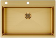 Мойка кухонная Paulmark Kroner-PRO 75 PM707551-BG брашированное золото
