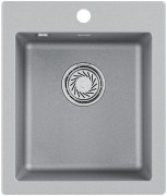 Мойка кухонная Paulmark Kante 40 PM104249-GRM серый металлик