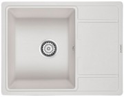 Мойка кухонная Paulmark FLUGEN 50-650 PM216550-WH белый Мойка кухонная Paulmark FLUGEN 50-650 PM216550-WH белый