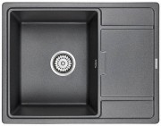 Мойка кухонная Paulmark FLUGEN 50-650 PM216550-GR серый Мойка кухонная Paulmark FLUGEN 50-650 PM216550-GR серый