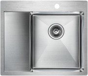 Мойка кухонная Paulmark Flank PM225951-BSR нержавеющая сталь, правая