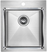 Мойка кухонная Paulmark Favore PM214551-BS нержавеющая сталь