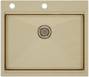 Мойка кухонная Paulmark Brim-Pro PM705951-BG золото