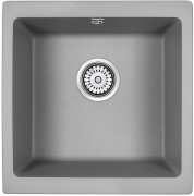 Мойка кухонная Paulmark Brilon PM104546-GRM серый