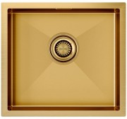 Мойка кухонная Paulmark ALLER 48 UNI PM804844-BG брашированное золото