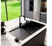 Мойка кухонная Axus LS-7848BD черный декор Мойка кухонная Axus LS-7848BD черный декор