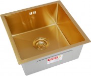 Мойка кухонная ARFEKA ECO AR 450*450 GOLD PVD NANO, золото