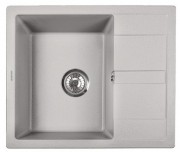 Мойка кухонная Zorg Apollo 78x50 серый жемчуг