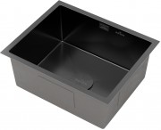 Мойка кухонная Roxen Uno 560210-54B-V 54x44 графит/вулканический песок