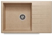 Мойка кухонная Polygran DEKA 780 78x50 песочный