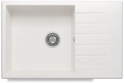 Мойка кухонная Polygran DEKA 780 78x50 белый хлопок