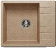Мойка кухонная Polygran DEKA 600 60x50 песочный