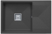 Мойка кухонная Polygran Blade 760 76x50 черный