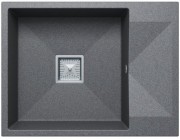 Мойка кухонная Polygran Blade 660 66x50 серый
