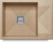 Мойка кухонная Polygran Blade 660 66x50 песочный