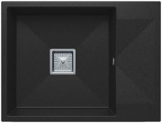 Мойка кухонная Polygran Blade 660 66x50 черный