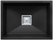 Мойка кухонная Polygran Blade 550 55x42 черный металлик