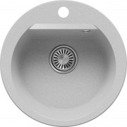 Мойка кухонная Polygran Atol 460 №314 46x46 светло-серый