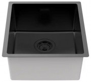 Мойка кухонная Paulmark Yuni YU39-MBN 39x44 черный матовый