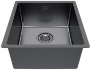 Мойка кухонная Paulmark Yuni YU39-GM 39x44 оружейная сталь