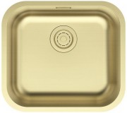 Мойка кухонная Paulmark Vello VE48-LG 48x43 светлое золото