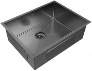 Мойка кухонная Paulmark Next PM215844-GM 58x44 оружейная сталь