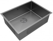 Мойка кухонная Paulmark Next-580 PM215844-MG 58x44 серый матовый