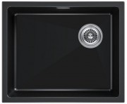 Мойка кухонная Paulmark Lumi LU55SK-BLM 55,5x46 черный