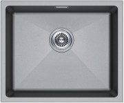 Мойка кухонная Paulmark Lumi 55,5x46 серый металлик