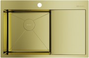 Мойка кухонная Omoikiri Akisame 78-LG-L 4973085 78x51 светлое золото