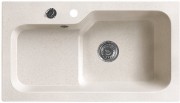 Мойка кухонная Белюкс SG-REC-HALF-8045 Светло-бежевый