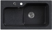 Мойка кухонная Белюкс SG-REC-HALF-8045 Черный