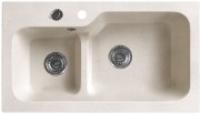 Мойка кухонная Белюкс SG-REC-DUO 8045 Светло-бежевый