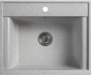 Мойка кухонная Белюкс SG-REC-6050 Олово светло-серый