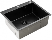 Мойка кухонная Axus LS-6050B 60x50 черный