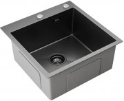 Мойка кухонная Axus LS-5050B 50x50 графит