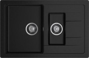 Мойка кухонная GranFest QUADRO Q-775KL черный