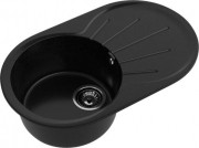 Мойка кухонная GranFest RONDO R-750L черный