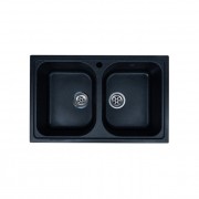 Мойка кухонная Granrus GR-785 W (черный) Мойка кухонная Granrus GR-785 W (черный)