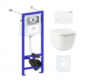 Комплект инсталляции и унитаза 6 в 1 Lavinia Boho Relfix One Rimless 77050157