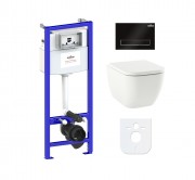 Комплект инсталляции и унитаза 6 в 1 Lavinia Boho Relfix One Compacto 77040064 Комплект инсталляции и унитаза 6 в 1 Lavinia Boho Relfix One Compacto 77040064