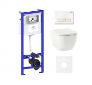 Комплект инсталляции и унитаза 6 в 1 Lavinia Boho Relfix One Compacto 75110079 Комплект инсталляции и унитаза 6 в 1 Lavinia Boho Relfix One Compacto 75110079