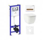Комплект инсталляции и унитаза 6 в 1 Lavinia Boho Relfix One Compacto 75110074 Комплект инсталляции и унитаза 6 в 1 Lavinia Boho Relfix One Compacto 75110074
