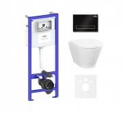 Комплект инсталляции и унитаза 6 в 1 Lavinia Boho Relfix Elegant Rimless 87561062