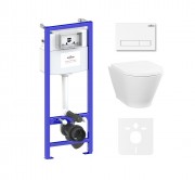 Комплект инсталляции и унитаза 6 в 1 Lavinia Boho Relfix Elegant Rimless 87561059 Комплект инсталляции и унитаза 6 в 1 Lavinia Boho Relfix Elegant Rimless 87561059