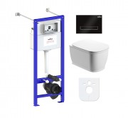 Комплект инсталляции и унитаза 6 в 1 Lavinia Boho Relfix Bell Pro Rimless 77050130 Комплект инсталляции и унитаза 6 в 1 Lavinia Boho Relfix Bell Pro Rimless 77050130